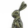Image 6 : Bunny With Baby Bronze Statue