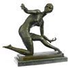 Image 5 : Exotic Dancer Bronze Sculpture on Marble Base Statue