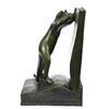 Image 1 : Playful Cat Bookends Bronze Statue