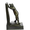 Image 8 : Playful Cat Bookends Bronze Statue
