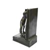Image 9 : Playful Cat Bookends Bronze Statue