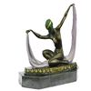 Image 1 : Graceful Nude Dancer Bronze Figurine