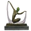 Image 3 : Graceful Nude Dancer Bronze Figurine
