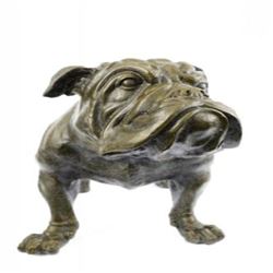 English Bulldog Dog AnimalEdition Bronze Sculpture