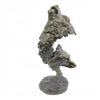 Image 1 : Two Wolves Head Wildlife Edition Bust Bronze Sculpture