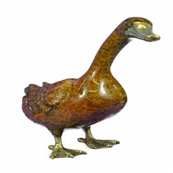 Austrian Vienna Duck Bronze Statue