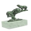 Image 2 : Grizzle Bear Family on a Tree Stub Bronze Sculpture