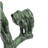 Image 8 : Grizzle Bear Family on a Tree Stub Bronze Sculpture