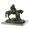 Image 1 : Man on Horseback Bronze Sculpture