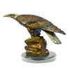 Image 7 : Bald Eagle Bronze on Marble Base Statue