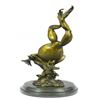 Image 7 : Gild Prince Frog Gold Patina Bronze Sculpture