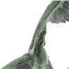 Image 2 : American Eagle Green Patina with Spread Wings Bronze Statue
