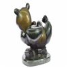 Image 4 : Lazy Chinese Panda Wildlife Creature Bronze Sculpture