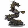 Image 7 : Dragon Bronze Sculpture on Marble Base Statue