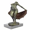 Image 1 : Abstract Modern Art Nude Dancer Bronze Sculpture