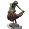 Image 6 : Abstract Modern Art Nude Dancer Bronze Sculpture