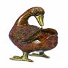 Image 3 : Standing Duck Brass Cold Painted Bird Sculpture