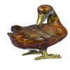 Image 4 : Standing Duck Brass Cold Painted Bird Sculpture
