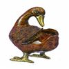 Image 7 : Standing Duck Brass Cold Painted Bird Sculpture