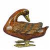 Image 8 : Standing Duck Brass Cold Painted Bird Sculpture