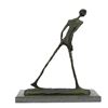 Image 7 : Modern Stuck Big Man Walking Bronze Statue