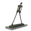 Image 8 : Modern Stuck Big Man Walking Bronze Statue