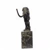 Image 3 : Panther Bronze Sculpture on Marble Base Statue