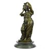 Image 1 : Maiden with Vase Bronze Sculpture