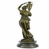 Image 2 : Maiden with Vase Bronze Sculpture