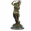 Image 3 : Maiden with Vase Bronze Sculpture