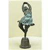 Image 1 : Ballerina Dancer Girl Bronze Statue