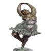 Image 2 : Ballerina Dancer Girl Bronze Statue