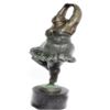 Image 3 : Ballerina Dancer Girl Bronze Statue
