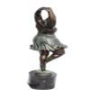 Image 4 : Ballerina Dancer Girl Bronze Statue
