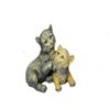 Image 1 : Old Cat Bronze Figurine