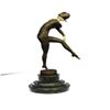 Image 8 : Napoleon Dancer Bronze Sculpture on Marble Base Statue