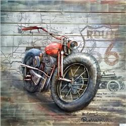 3D Metal Motorcycle Wall Art for Wall Decor Vintage Rustic Decoration