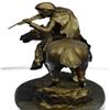Image 2 : Classic Indian American Detailed Bronze Sculpture