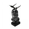 Image 1 : Mask with Doves Cold Cast Bronze Sculpture