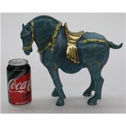 Chinese Tang Horse Bronze Sculpture