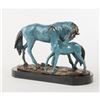 Image 3 : Arabian Show Horse Bronze Statue on Marble Base Sculpture