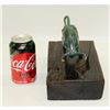 Image 2 : Bronze Abstract Bronze Bull Horns Statue Figurine