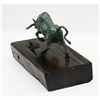 Image 6 : Bronze Abstract Bronze Bull Horns Statue Figurine