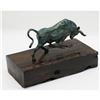 Image 8 : Bronze Abstract Bronze Bull Horns Statue Figurine