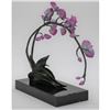 Image 4 : Orchid Bronze Sculpture