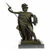 Image 1 : Roman Soldier Bronze Statue on Marble Base