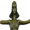 Image 2 : Belly Dancer Bronze Figurine on Marble Base Sculpture