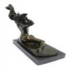 Image 2 : Nude Free Girl Bronze Sculpture