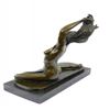Image 4 : Nude Free Girl Bronze Sculpture