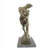 Image 1 : Nude Abstract Man Bronze Sculpture